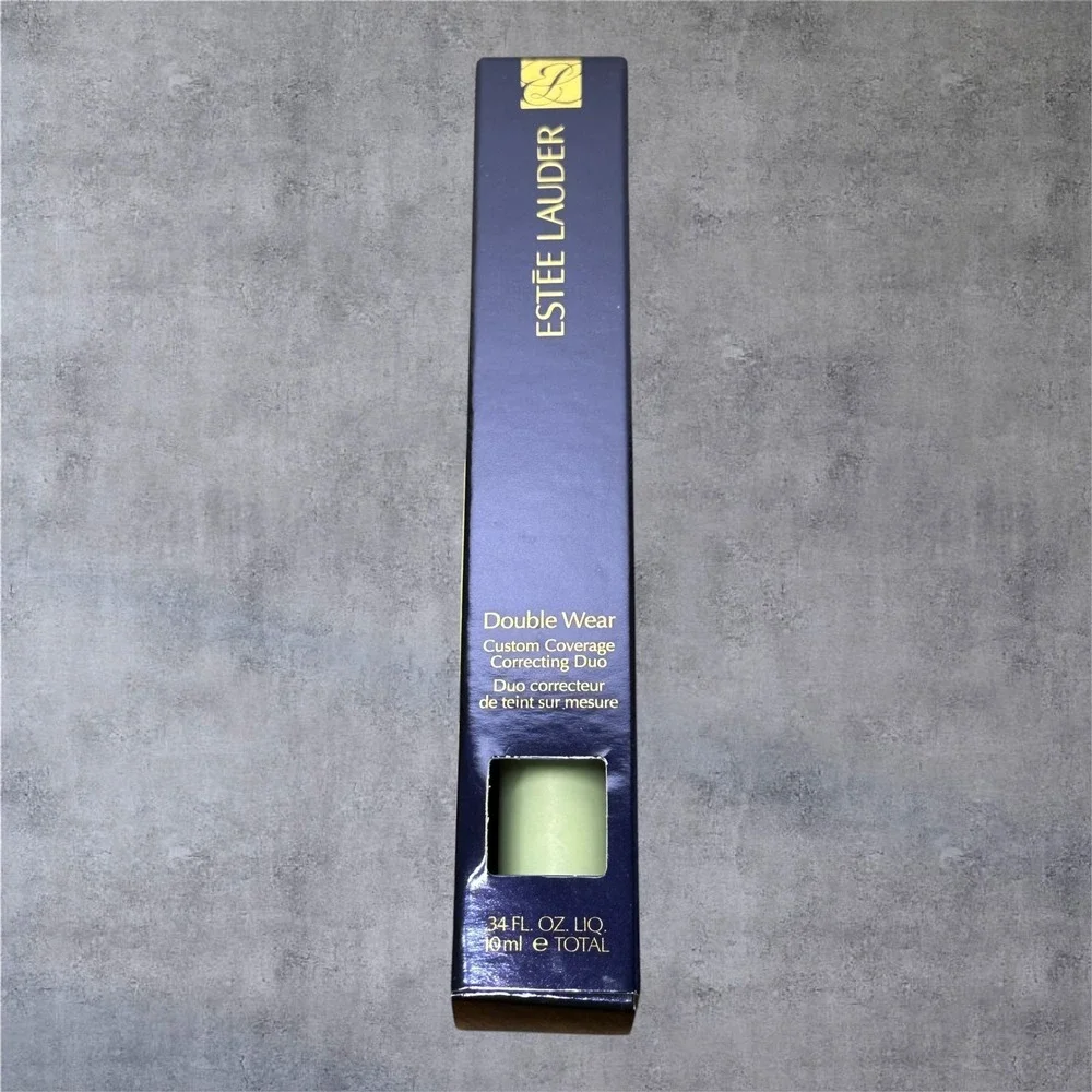 Estee Lauder Double‎ Wear Custom Coverage Correcting Duo Green NEW Color Correct